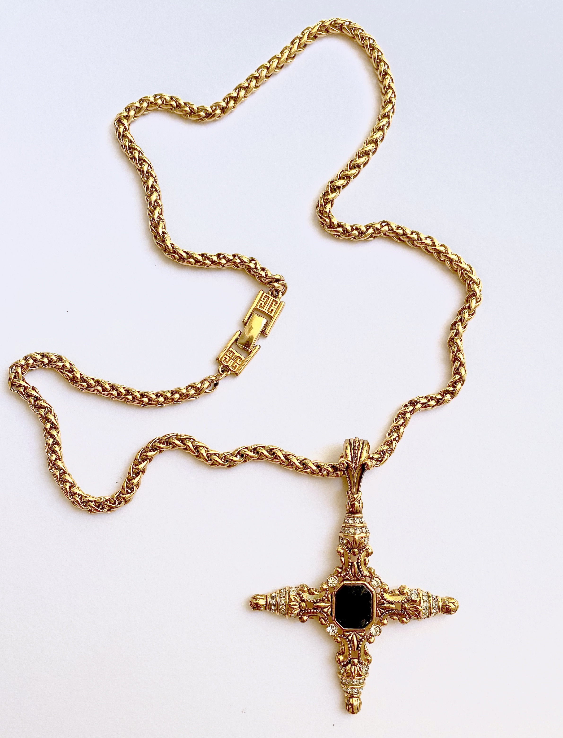 Givenchy cross necklace deals